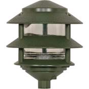 Nuvo Lighting 6-1/8" Wide Landscape Single Light Path Light Green