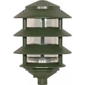 Nuvo Lighting 6-1/8" Wide Landscape Single Light Path Light Green