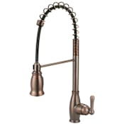 Olympia Faucets Accent 1.5 GPM Single Hole Kitchen Faucet Oil Rubbed Bronze