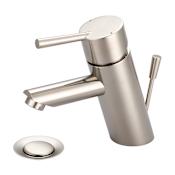 Olympia Faucets i2 1.2 GPM Single Hole Bathroom Faucet Brushed Nickel