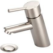 Olympia Faucets i2 1.2 GPM Single Hole Bathroom Faucet PVD Brushed Nickel