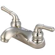 Olympia Faucets Accent 1.2 GPM Centerset Bathroom Faucet Brushed Nickel