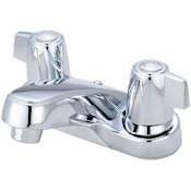 Olympia Faucets Elite 1.2 GPM Centerset Bathroom Faucet with Mini Blade Handles Polished Chrome