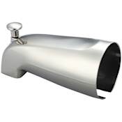 Olympia Faucets 4-3/4" Integrated Diverter Tub Spout Brushed Nickel