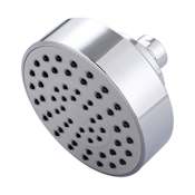 Olympia Faucets i2 1.75 GPM Single Function Shower Head with Hardwater Anti-Scale Technology Polished Chrome