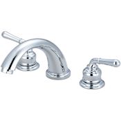 Olympia Faucets Accent Deck Mounted 7-1/2" Reach Roman Tub Filler Polished Chrome