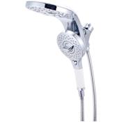 Olympia Faucets i2 2.5 GPM Multi Function Rain Shower Head with Single Function Hand Shower Combination Chrome