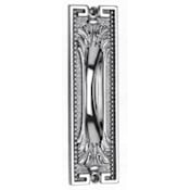 Omnia Grand Traditional 5-3/8" x 1-9/16" Rectangular Solid Brass Recessed Flush Sliding Door / Pocket Door Pull Polished Brass