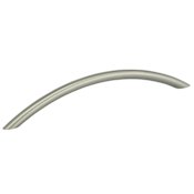 Omnia Stainless Steel 7-13/16 Inch Center to Center Arch Cabinet Pull Brushed Stainless Steel