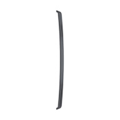 Omnia Elite 18" Center to Center Solid Forged Brass Arch Bow Appliance Handle / Appliance Pull Black