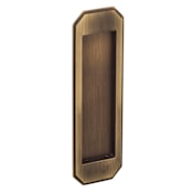 Omnia 7 Inch Tall Flush Pull Lacquered Antique Brass
