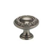 Omnia Ornate 1-3/16 Inch Mushroom Cabinet Knob Pewter