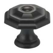 Omnia Classic & Modern 1-9/16 Inch Mushroom Cabinet Knob Oil Rubbed Black