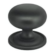 Omnia Classic & Modern 1-3/16 Inch Mushroom Cabinet Knob Oil Rubbed Black