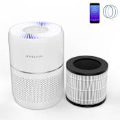 OVAL AIR Personal Air Purifier with 3 Stage Filtration White