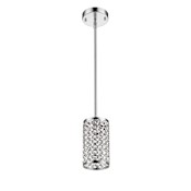 Ove Decors Monaco 4" Wide LED Mini Pendant Chrome