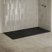 Ove Decors Lenora 35-15/16" x 71-13/16" Rectangular Shower Base with Single Threshold and Reversible Drain Black