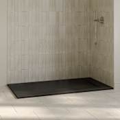 Ove Decors Lenora 35-15/16" x 60" Rectangular Shower Base with Single Threshold and Reversible Drain Black