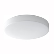 Oxygen Lighting Rhythm 14" Wide 2 Light Single Flush Mount Fluorescent Ceiling Fixture with Acrylic Shade White