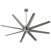Oxygen Lighting Fleet 72" 8 Blade Indoor Ceiling Fan Satin Nickel