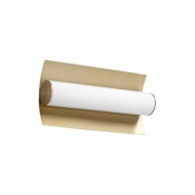 Oxygen Lighting Wave 6" Wide LED Bath Bar Aged Brass