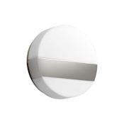 Oxygen Lighting Aurora 2 Light 6" Tall LED Bathroom Sconce Polished Nickel