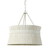 Palecek Cassidy 3 Light 28" Wide Chandelier Off White