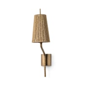 Palecek Renee 28" Tall Wall Sconce Antique Brass