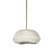 Palecek Ravenna 20" Wide Pendant Antique Brass