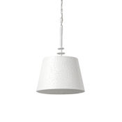 Palecek Etta 3 Light 18" Wide Pendant White
