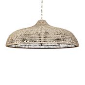 Palecek Westerly 4 Light 54" Wide Outdoor Chandelier Antique Brass