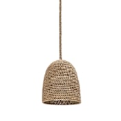 Palecek Green Oaks 16" Wide Pendant Nickel