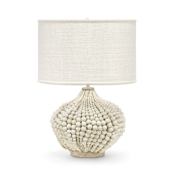 Palecek Point Dume 31" Tall Buffet Table Lamp Off White