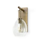 Palecek Bronson 15" Tall Wall Sconce Brass