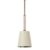 Palecek Hendrick 10" Wide Pendant Brass