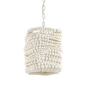 Palecek Point Dume 12" Wide Pendant Off White