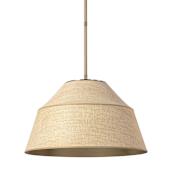 Palecek Capistrano 3 Light 28" Wide Pendant Brass