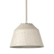 Palecek Capistrano 15" Wide Pendant Nickel