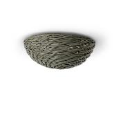 Palecek Wisteria 2 Light 19" Wide Flush Mount Bowl Ceiling Fixture Pewter