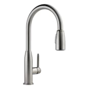 Peerless Core 1.5 GPM Pull-Down Kitchen Faucet with Two-Function Spray Wand and Swivel Spout - Lifetime Limited Warranty Brilliance Stainless