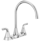 Peerless Parkwood 1.5 GPM Widespread Kitchen Faucet - Lifetime Limited Warranty Chrome