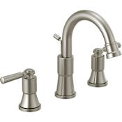 Peerless Westchester 1 GPM Widespread Bathroom Faucet with Pop-Up Drain Assembly - Lifetime Limited Warranty Brushed Nickel
