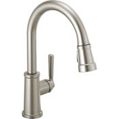 Peerless Westchester 1.5 GPM Single Hole Pull Down Kitchen Faucet - Lifetime Limited Warranty Stainless