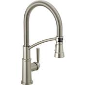 Peerless Westchester 1.5 GPM Single Hole Pre Rinse Kitchen Faucet - Lifetime Limited Warranty Stainless