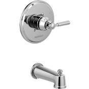 Peerless Westchester Wall Mounted Tub Only Faucet with Built-In Diverter Chrome