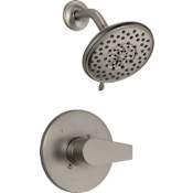 Peerless Xander Shower Only Trim Package with 1.5 GPM Multi Function Shower Head - Lifetime Limited Warranty Brushed Nickel