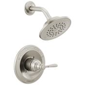 Peerless Elmhurst Shower Only Trim Package with 1.5 GPM Single Function Shower Head with Touch-Clean Technology Brilliance Brushed Nickel