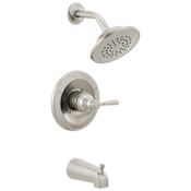 Peerless Elmhurst Tub and Shower Trim Package with 1.5 GPM Single Function Shower Head with Touch-Clean Technology Brilliance Brushed Nickel