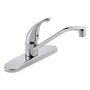 Peerless Widespread 1.5 GPM Kitchen Faucet with Single Lever Handle - Lifetime Limited Warranty Chrome