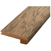 Performance Accessories 84" x 3" Engineered Hardwood Floating or Staple Down Stair Nose - Sold by Piece (7 LF/Piece) Alamo Hickory